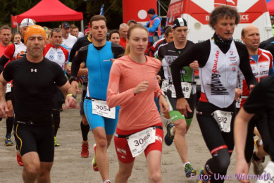 4. Crossduathlon 2017 - Jedermann - Teil 1: Lauf und Wechsel aufs Rad