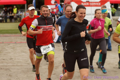4. Crossduathlon 2017 - Jedermann - Teil 1: Lauf und Wechsel aufs Rad